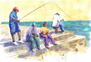 Fishing- a popular pasttime in the Scenic South Fishing- a popular pasttime in the Scenic South
