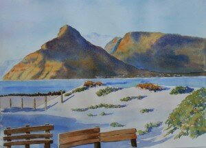 Hout Bay from Kommetjie beach by Maarten Mauve Hout Bay from Kommetjie beach by Maarten Mauve