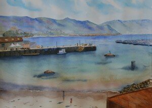 View from Simon's Town's Waterfront by Maarten Mauve View from Simon's Town's Waterfront by Maarten Mauve