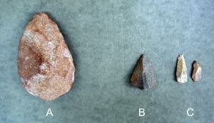 Early & Middle Stone Age tools - photo by Prof. Andrew Smith