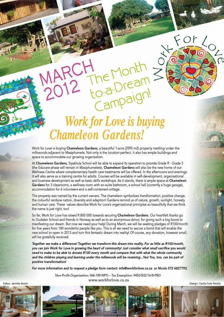 Work-for-Love---The-Month-to-a-dream-Campaign Work-for-Love---The-Month-to-a-dream-Campaign